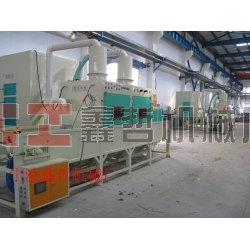 鑫哲-自動噴砂機，自動輸送式噴砂機，通過式噴砂機，通過式生產(chǎn)線