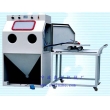 XZ-9080F推車轉(zhuǎn)盤噴砂機(jī)，轉(zhuǎn)盤式噴砂機(jī)，手動噴砂機(jī)